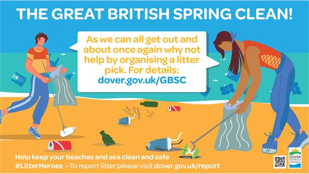 Great British Spring Clean banner - BEACH