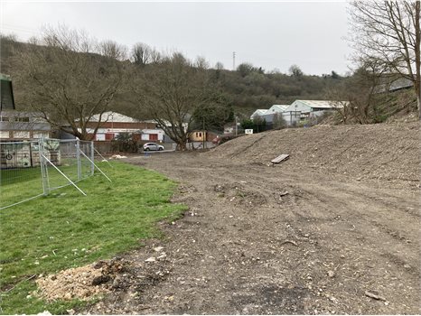 Stalled affordable homes project - Poulton Close