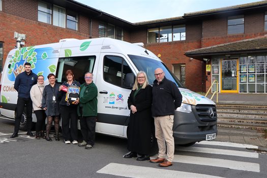 Community Roots van fitted with onboard defibrillator