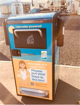 Deal seafront bin