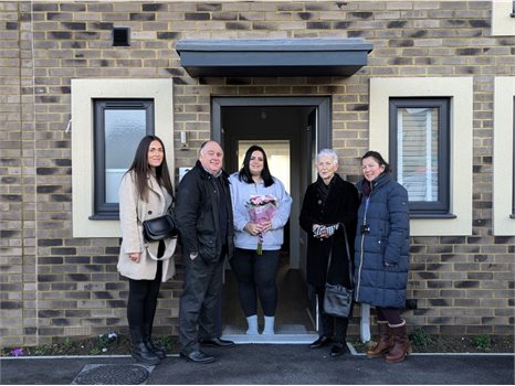 DDC welcomes tenants into new council homes in Deal