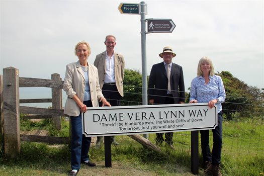 Dame Vera Lynn Path sign