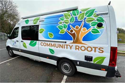 DDC growing roots out in the community with the Community Roots van