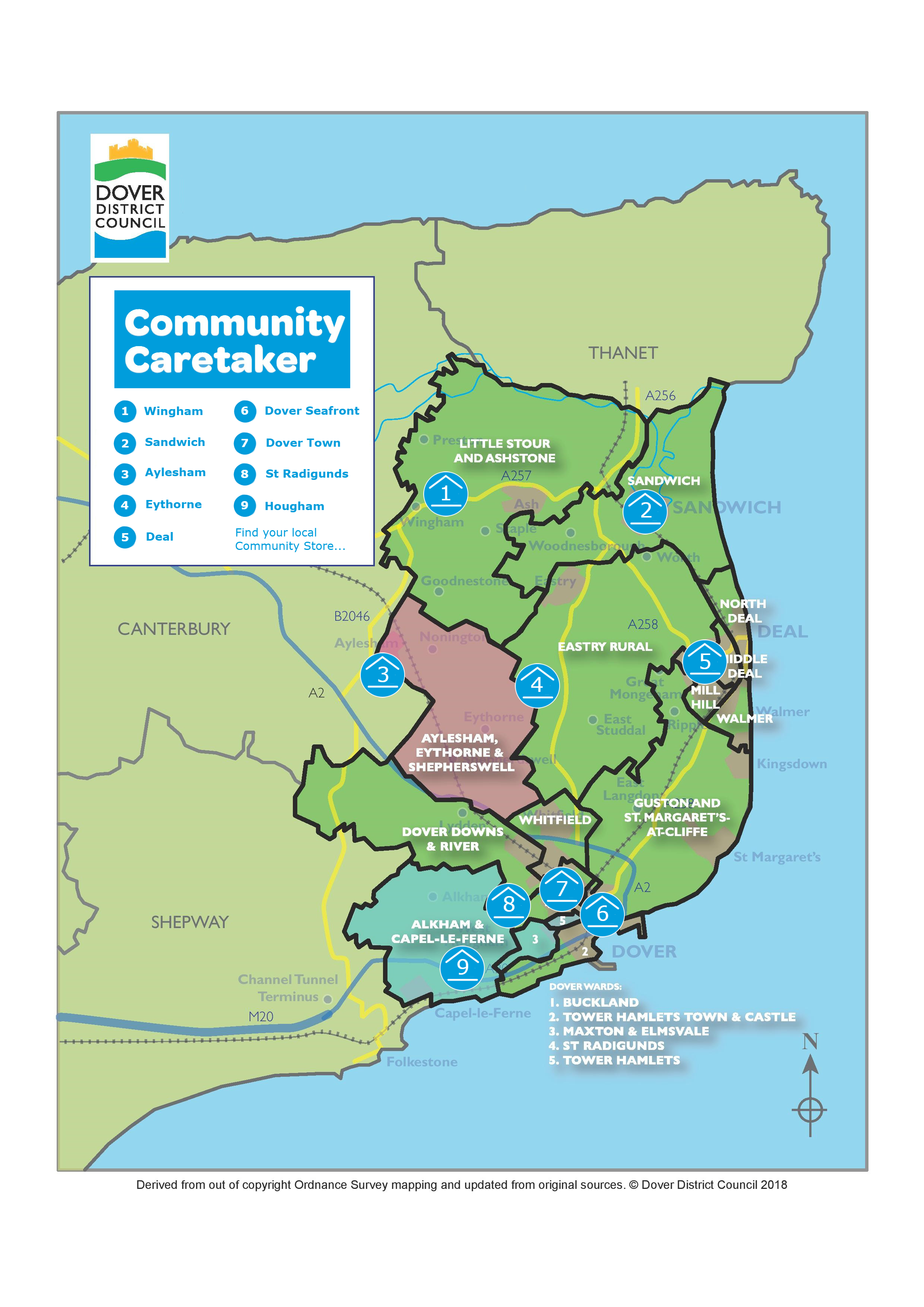 Community Caretaker Map