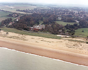 walmer castle and coastline aerial view in 1999