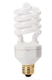 Compact fluorescent lamp light bulb