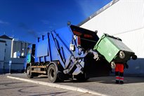 trade bin lorry