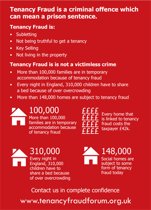 Tenancy Fraud Awareness Week - Housing 2