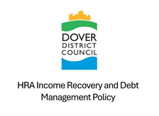 HRA Income Recovery and Debt management policy temp cover