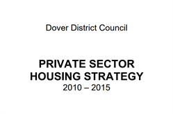 private sector housing strategy 2010-15 cover