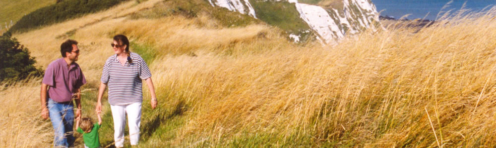 Cliff top walking