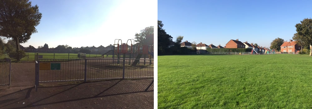 Cowdray Square play area and field