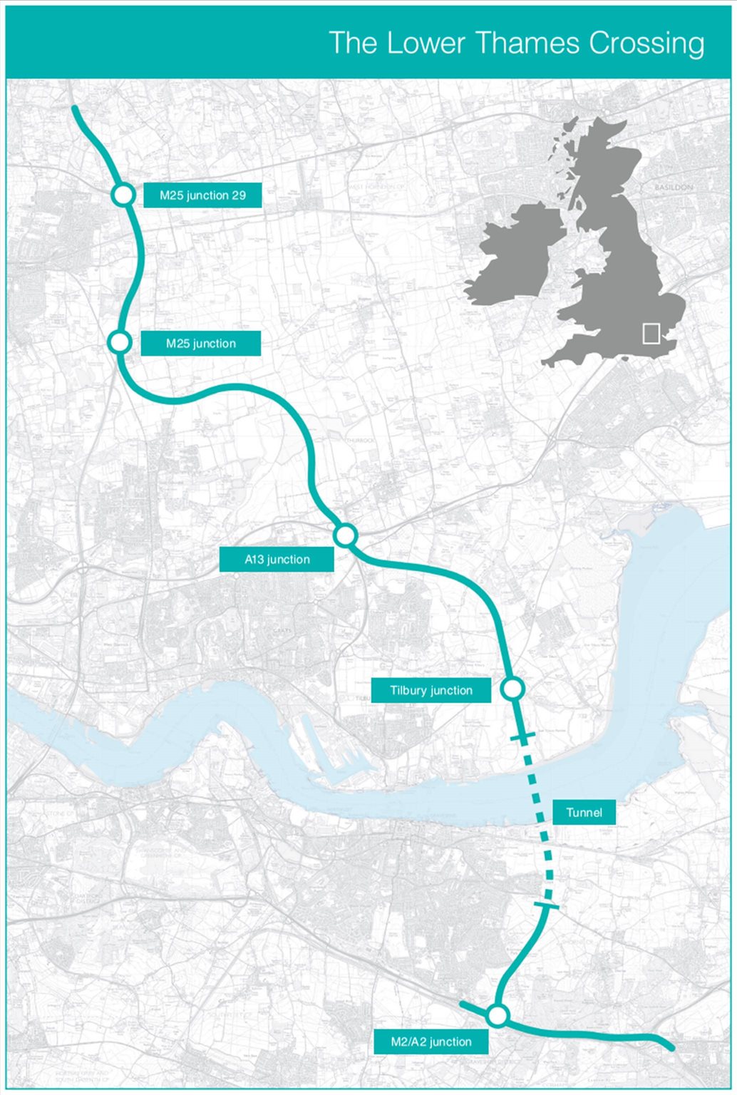 Lower Thames Crossing Route