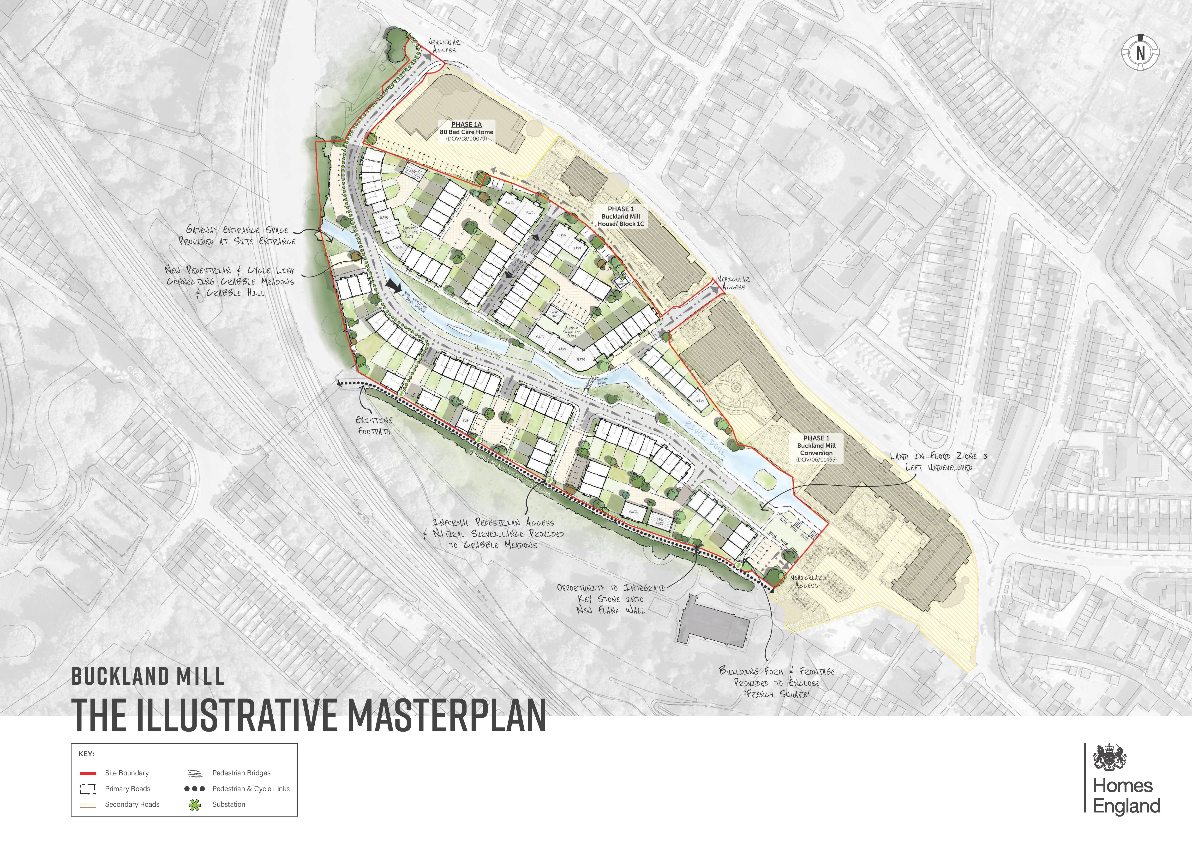 Buckland Mill masterplan