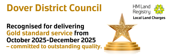 HM Land Registry gold standard award October -December 2025 image