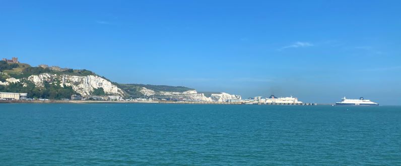 Port from the sea front
