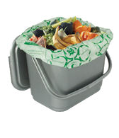 kitchen caddy food waste bin