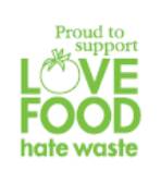 proud to support love food hate waste