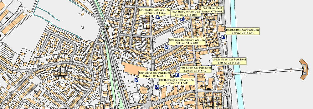 Deal Parking Map