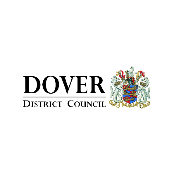 Dover District Council wording and Chair's crest 