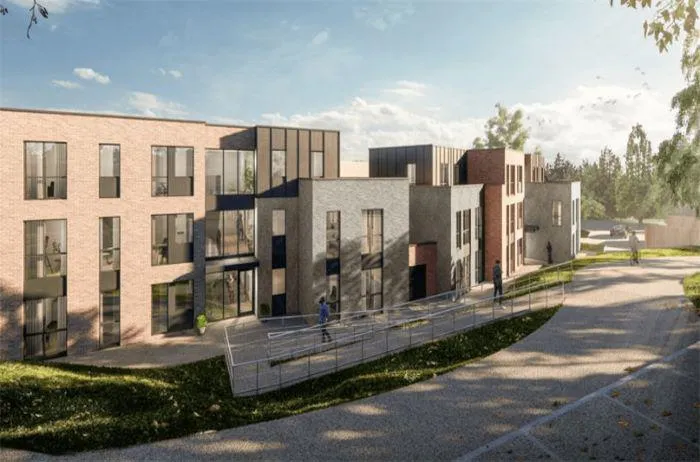 Artists' impression of plans for affordable housing in Poulton Close in Dover